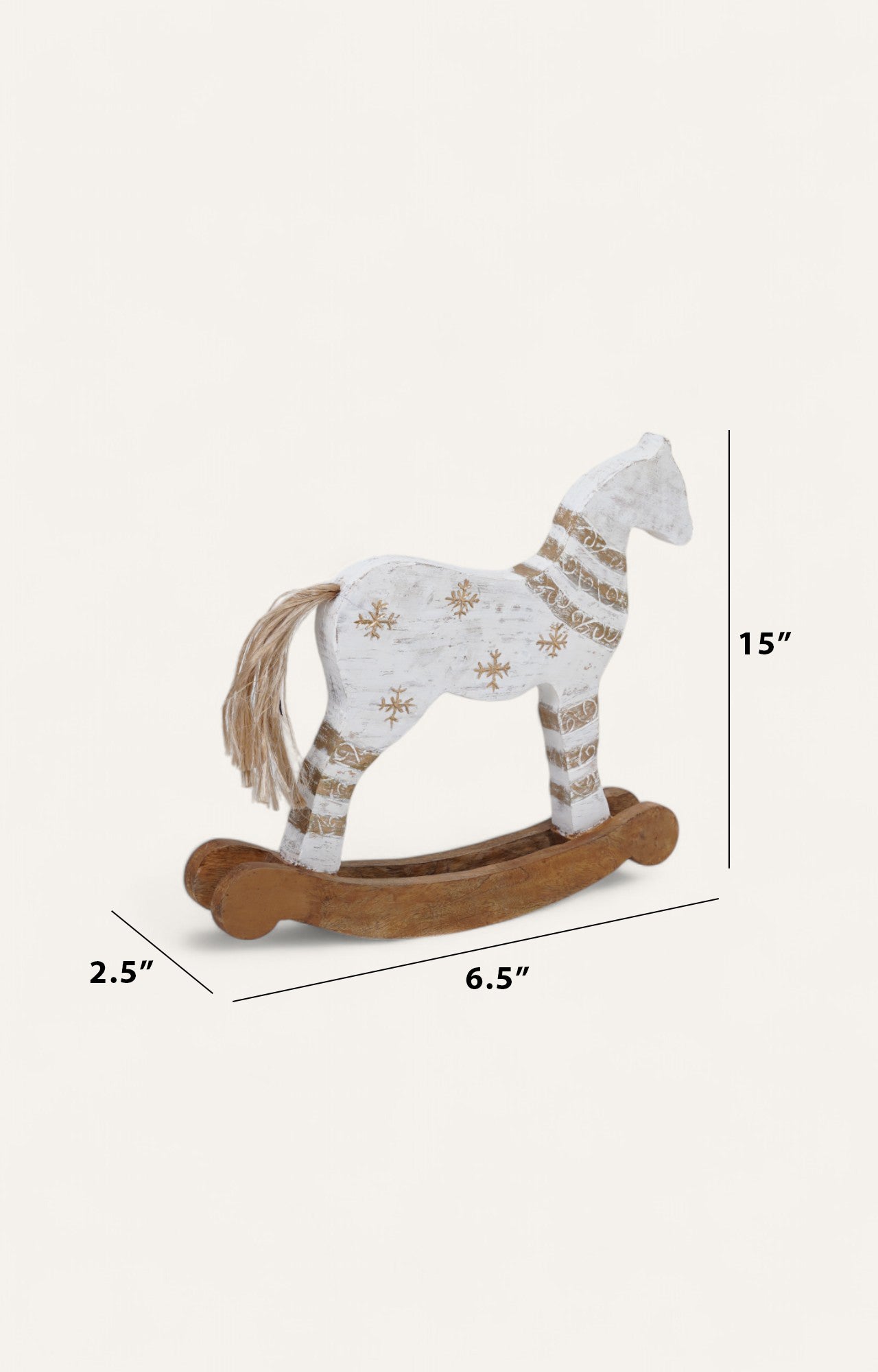 Snowy Steed Christmas Horse