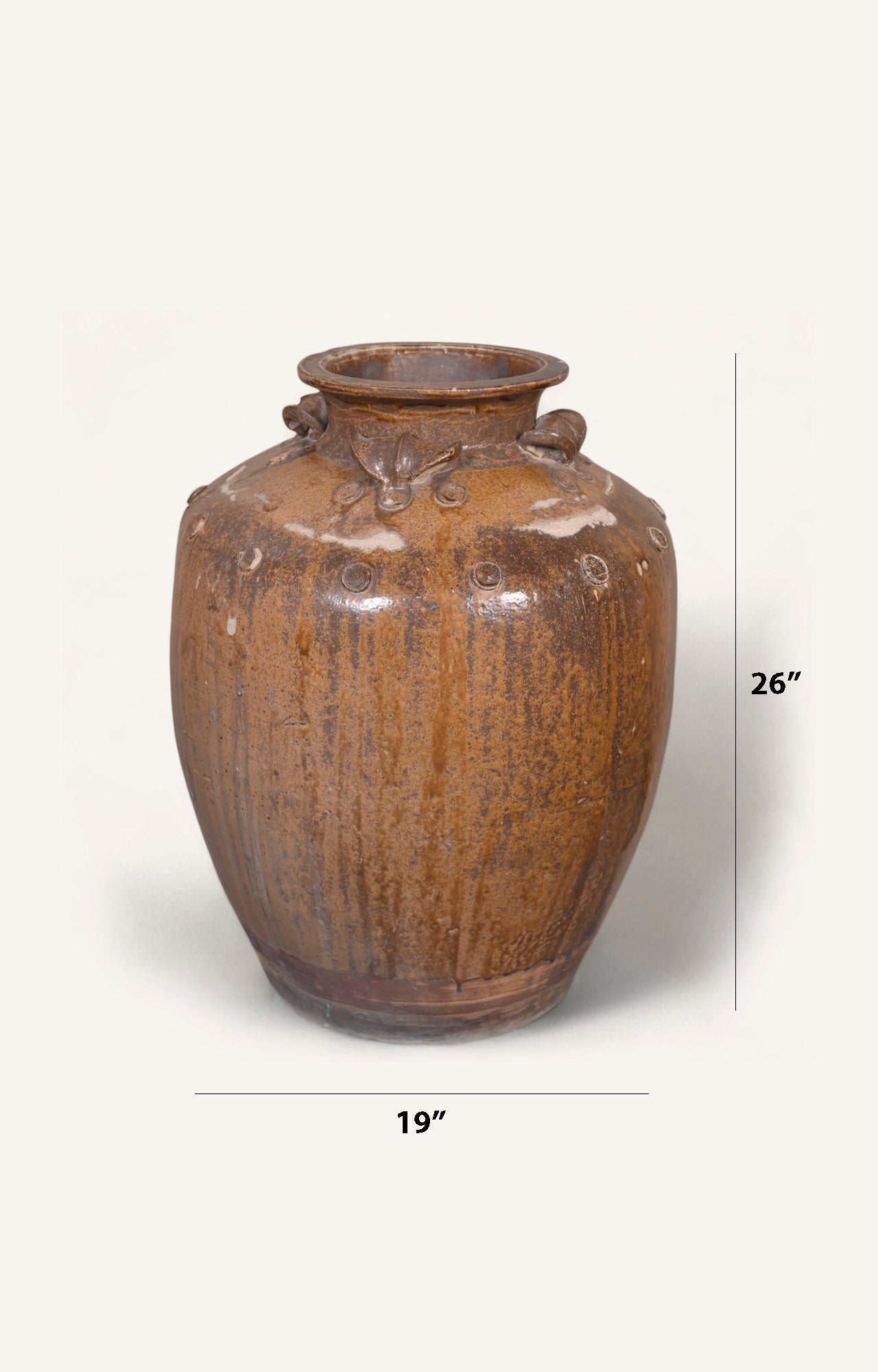 Ochre glaze Martaban Jar
