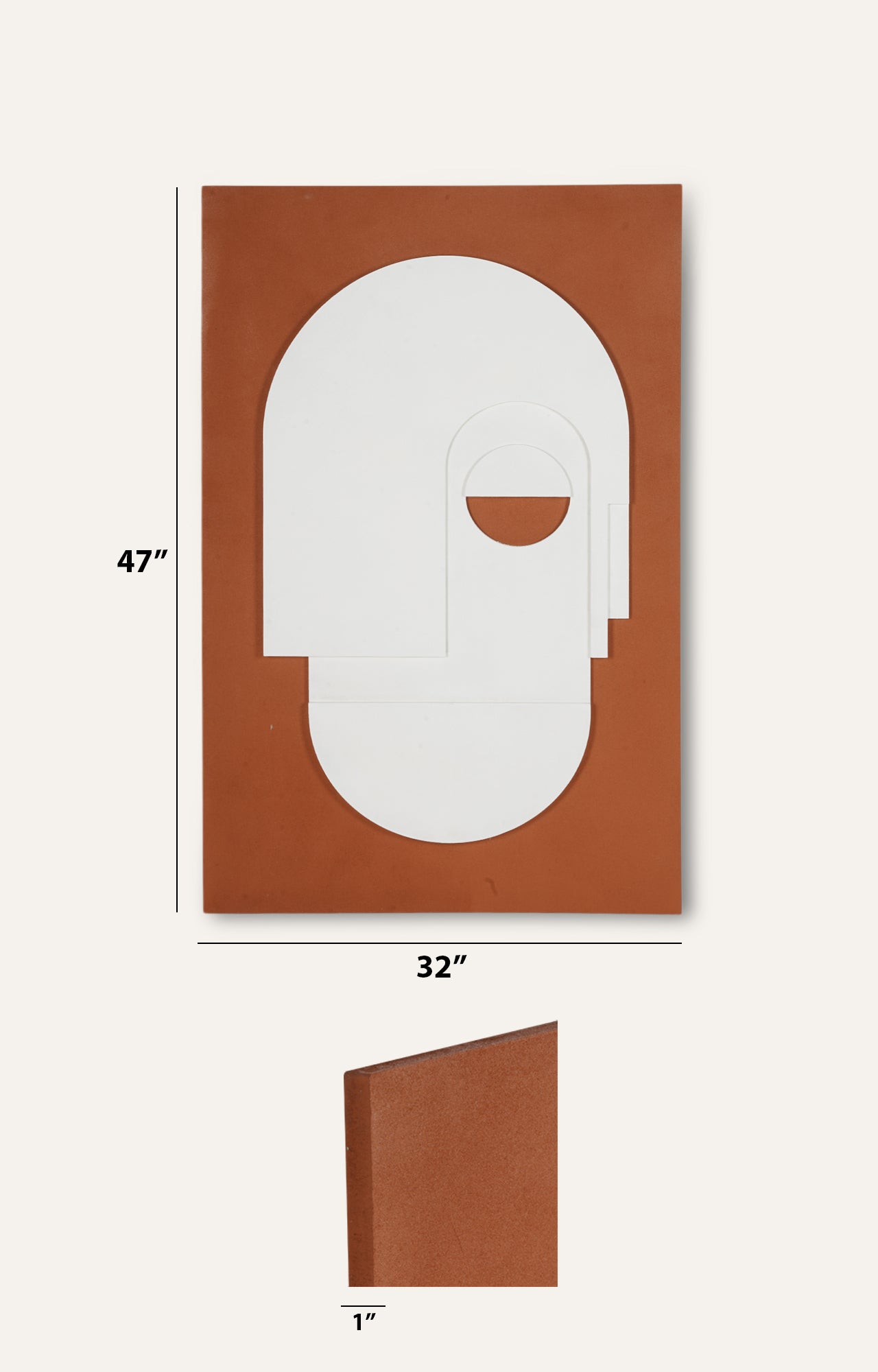 Abstract Art Face with One Eye Frame