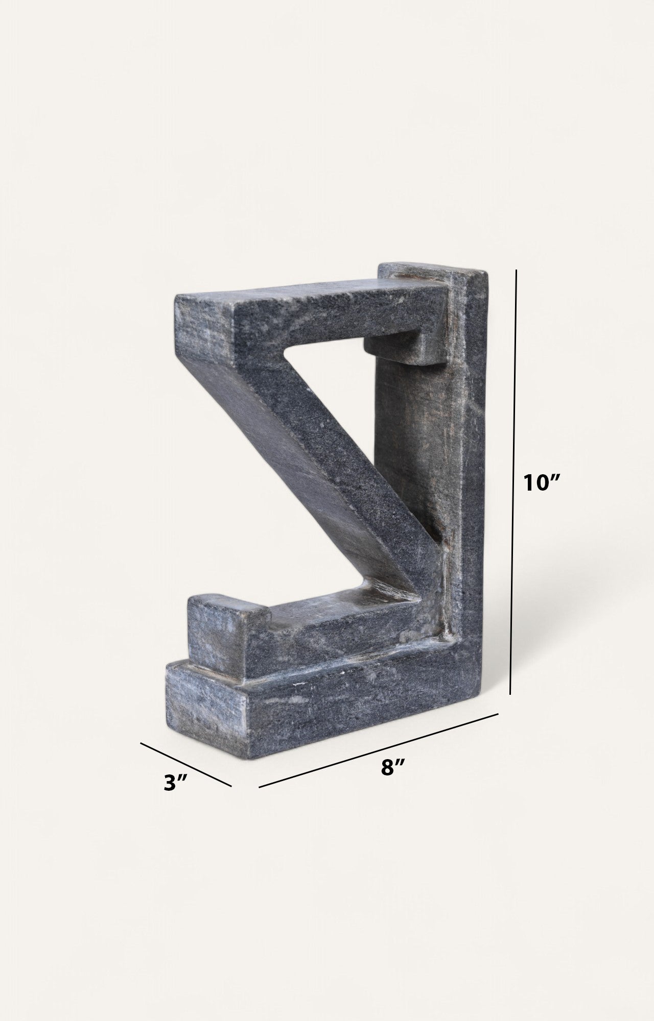 Horse Head Shape Marble Bookend- Perfect Home Decor Gift