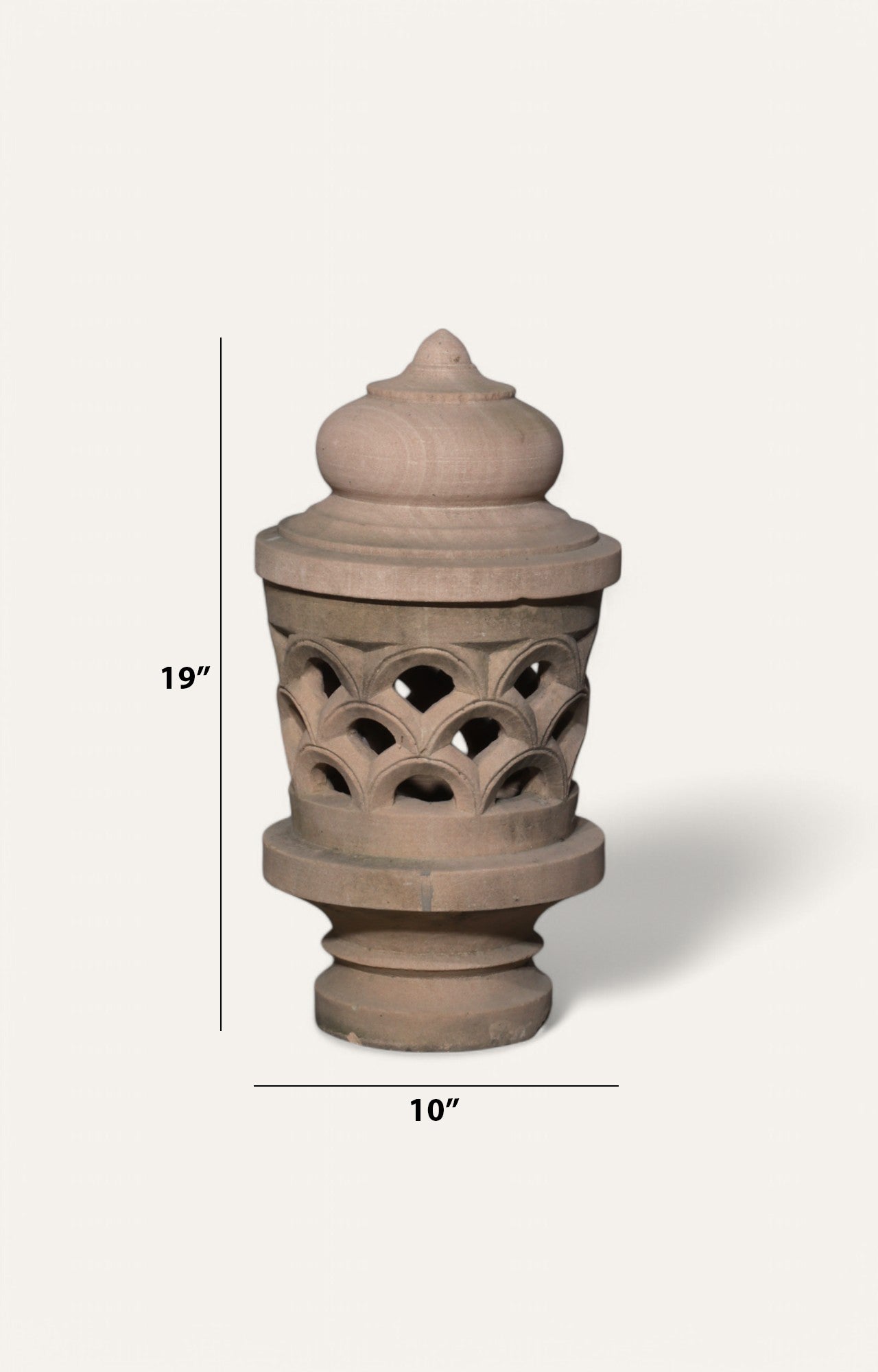 Jali Dome Sandstone Lantern
