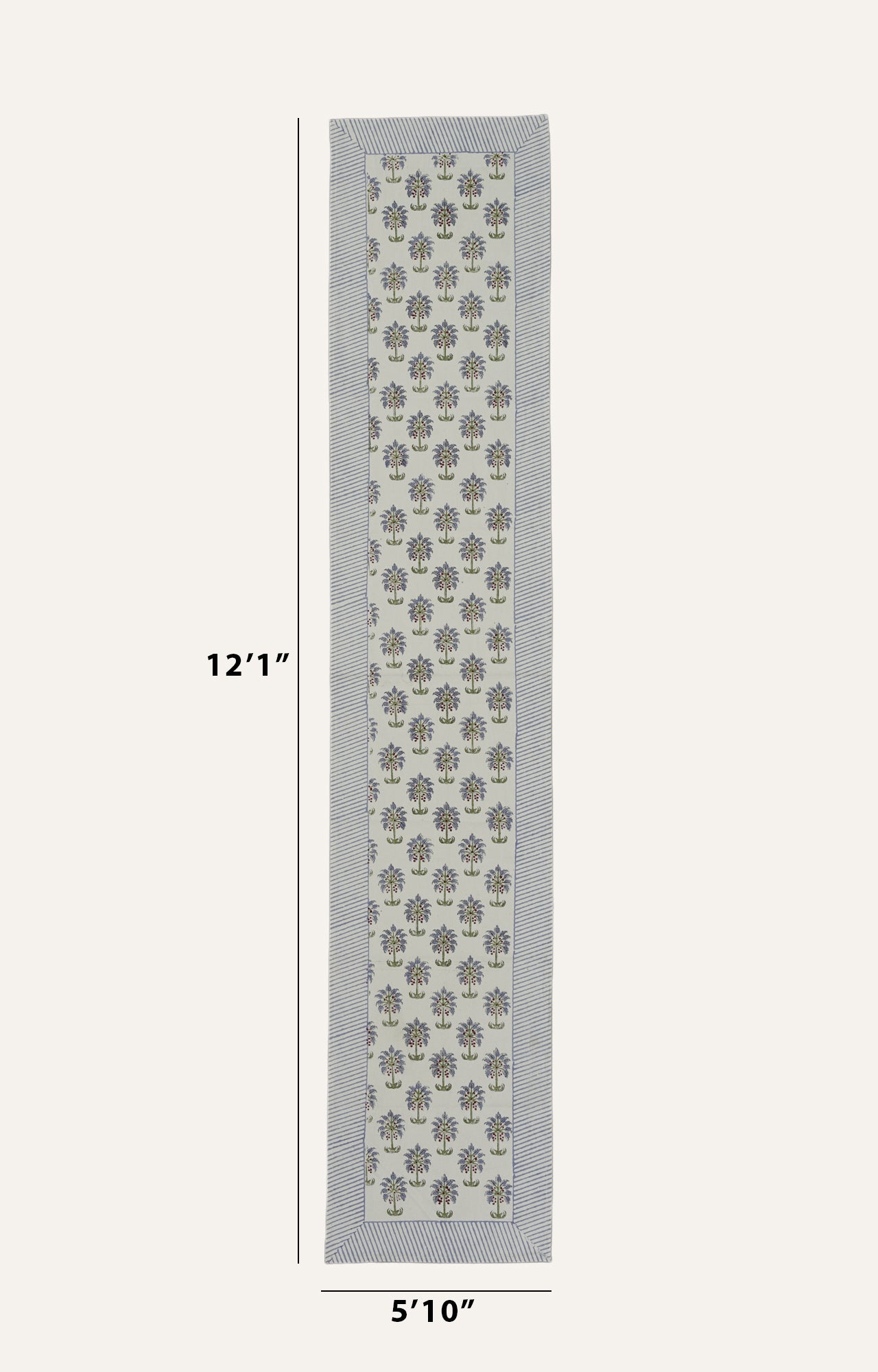 The Floral Journey: Crafted Dining Table Runner