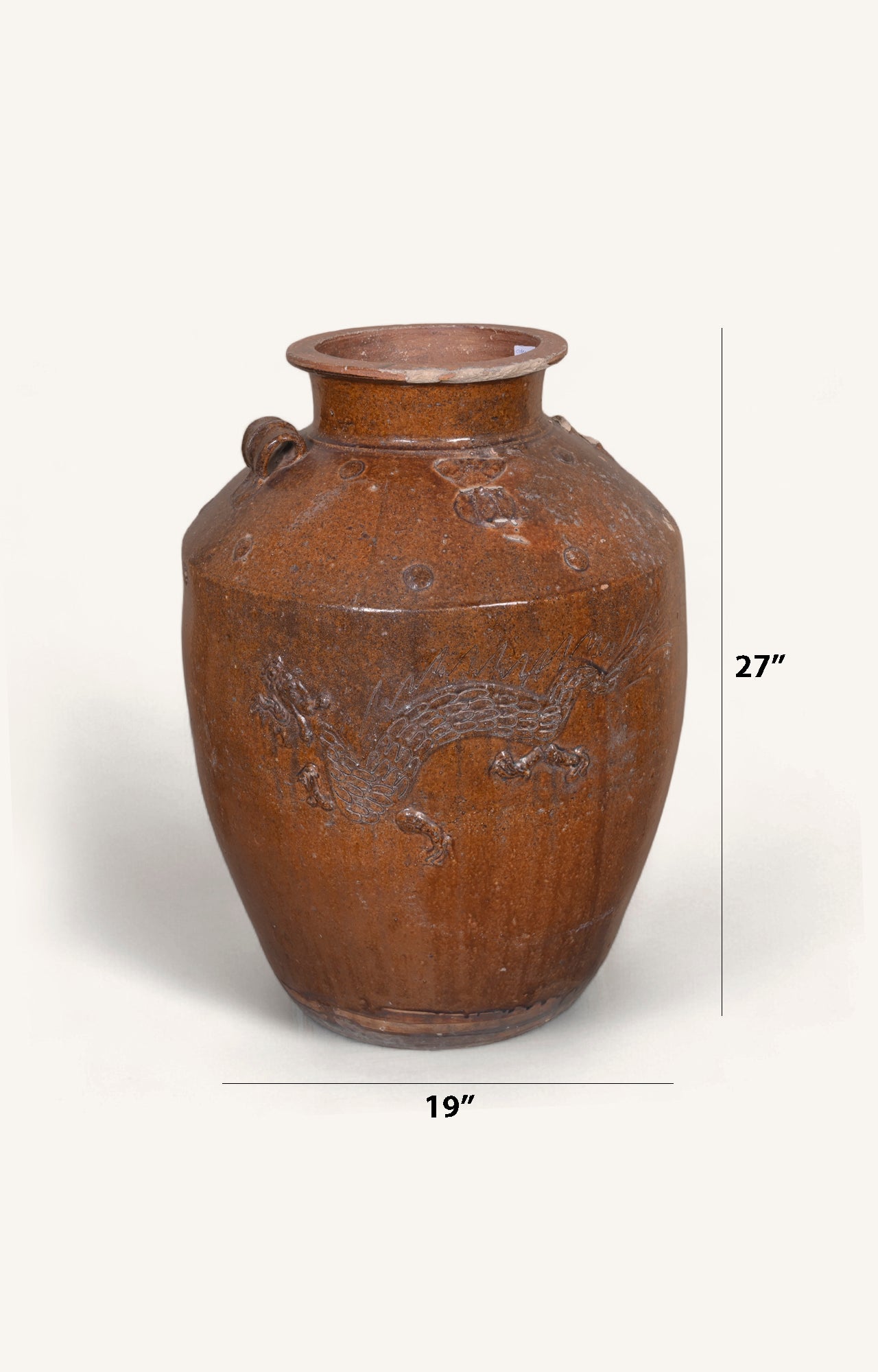 Chinese stoneware Martaban jar