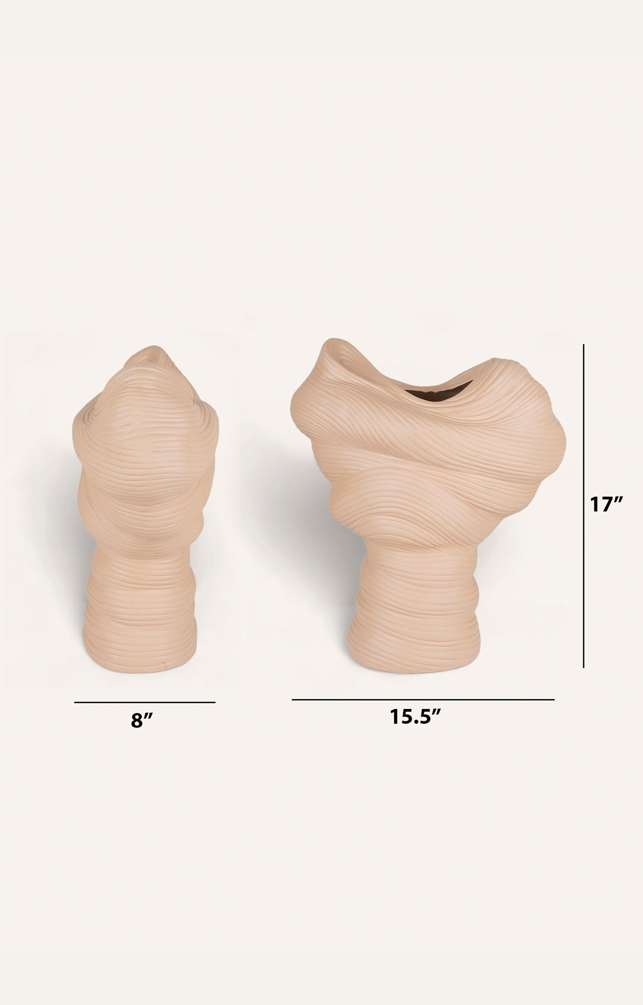 Earthy Charm Textured Vase