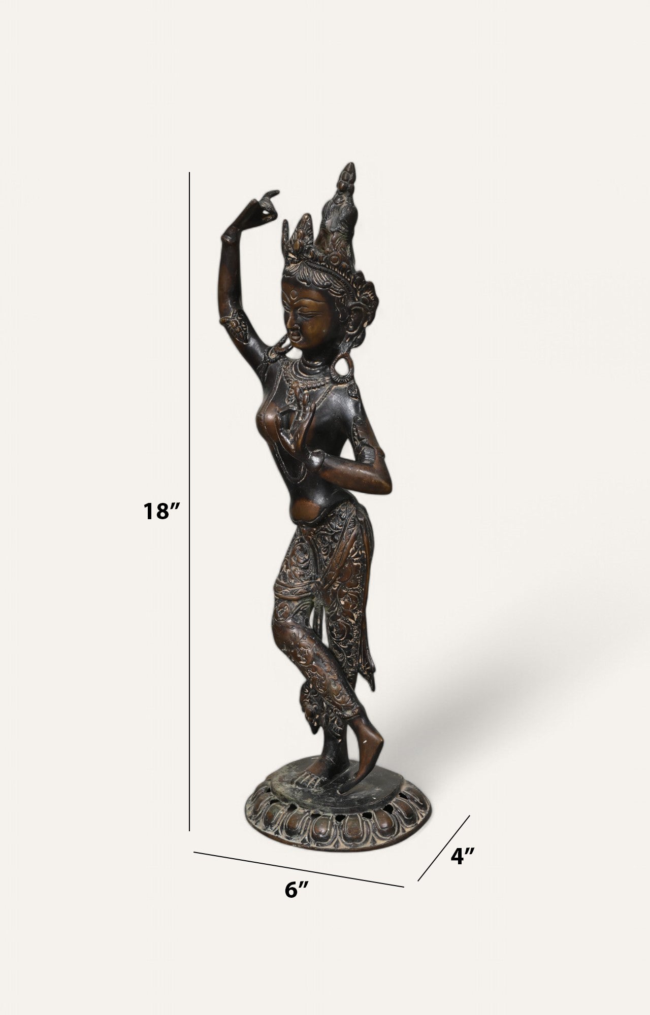 Nritya Tribal Brass Figurine