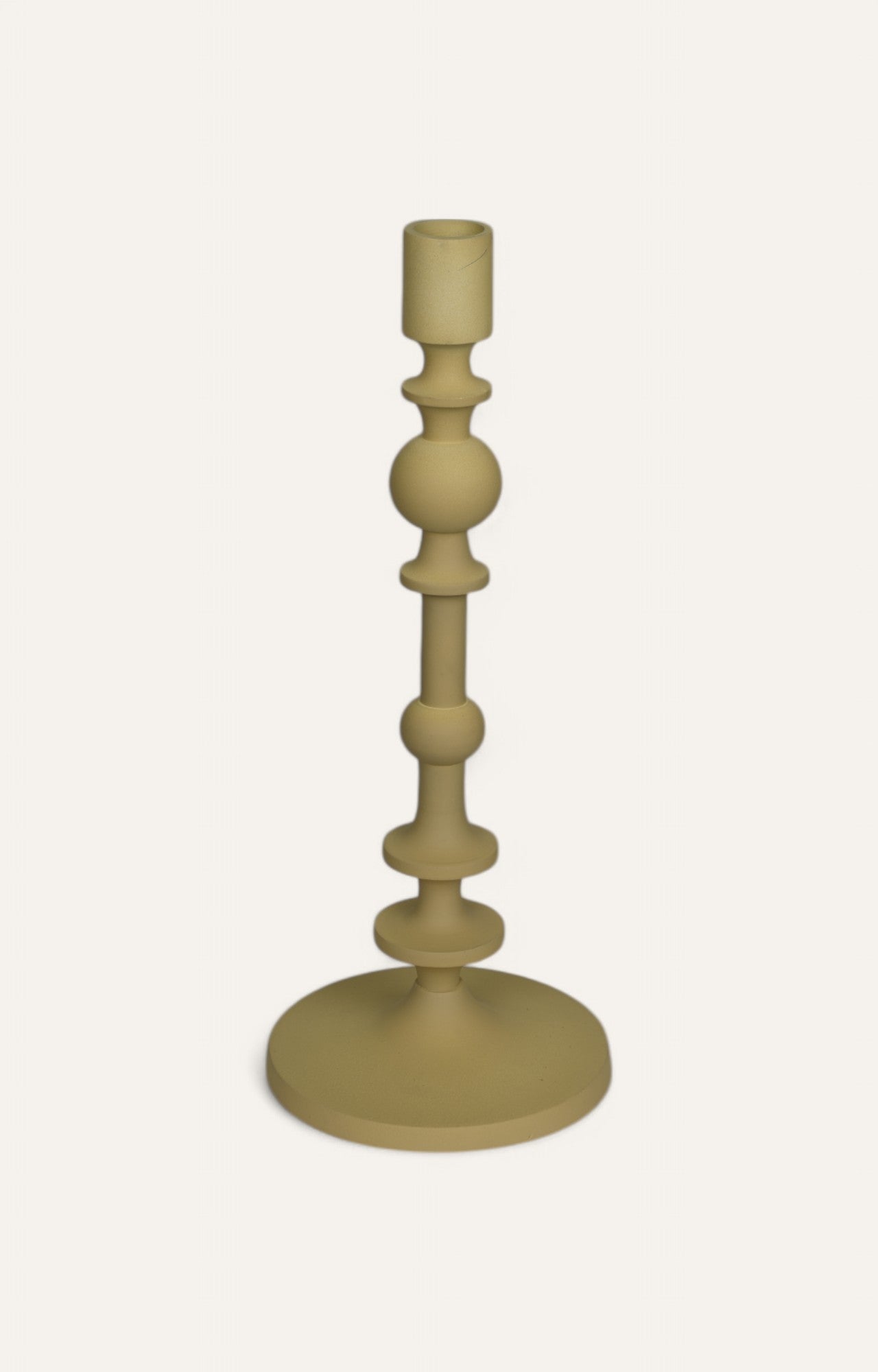 Indian Khaki Long Candle Stand
